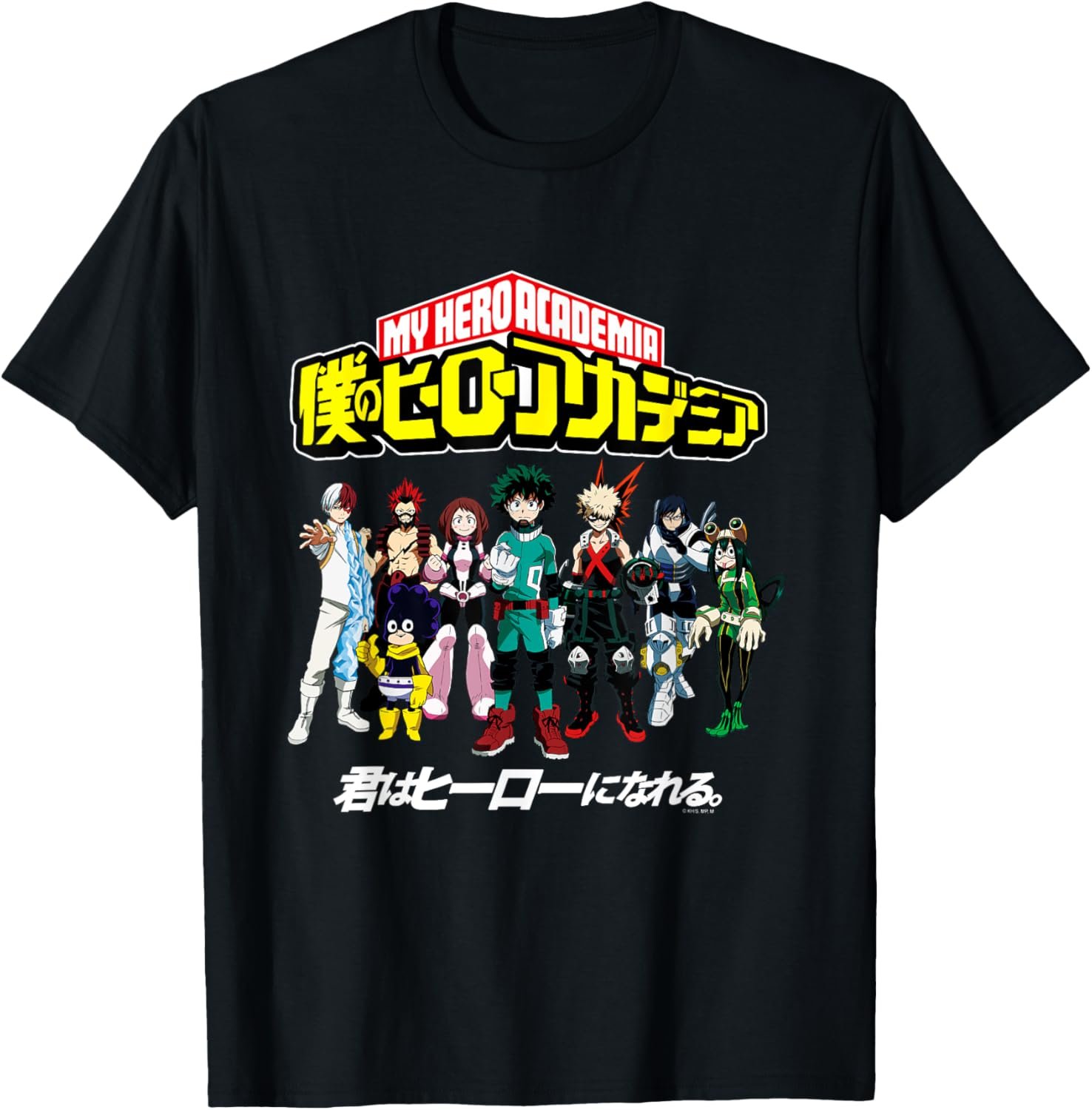 Class 1A Group Shot Anime T-Shirt - Image 2